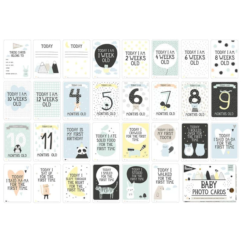 Baby Milestone Cards - Over The Moon - Image 3