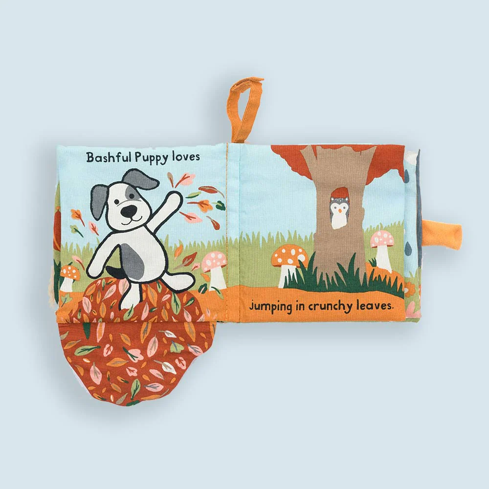 Jellycat Bashful Puppy Loves You Fabric Book - Image 2