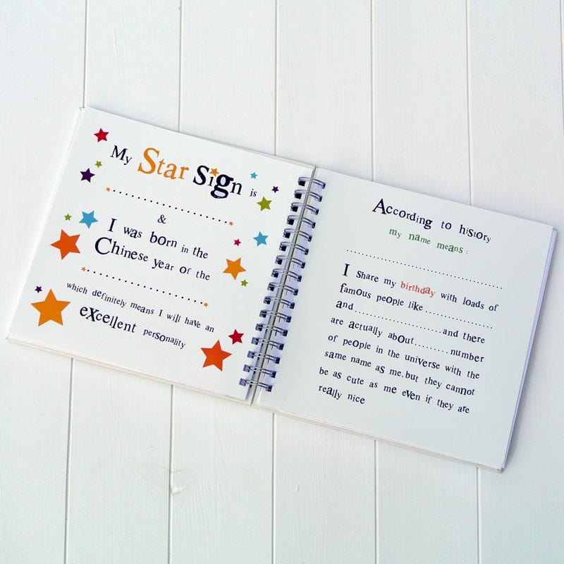 The Bright Side Lovely Mini Person Baby Memories Scrapbook - Image 3