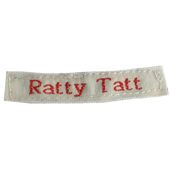 Ratty Tatt Handmade Baby Door Hanger - Red Spotty Star - Image 5