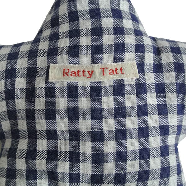 Ratty Tatt Handmade Baby Keepsake Door Hanger - Navy Gingham - Image 3