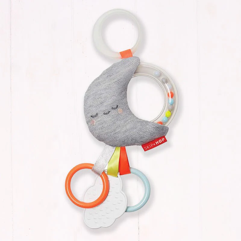 Skip Hop Silver Lining Moon Stroller Toy